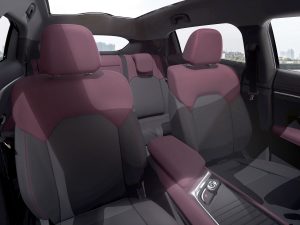 Nội thất ô tô điện VF 7 được thiết kế 5 chỗ